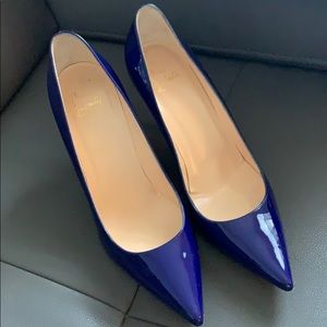Christian Louboutin Royal blue pumps